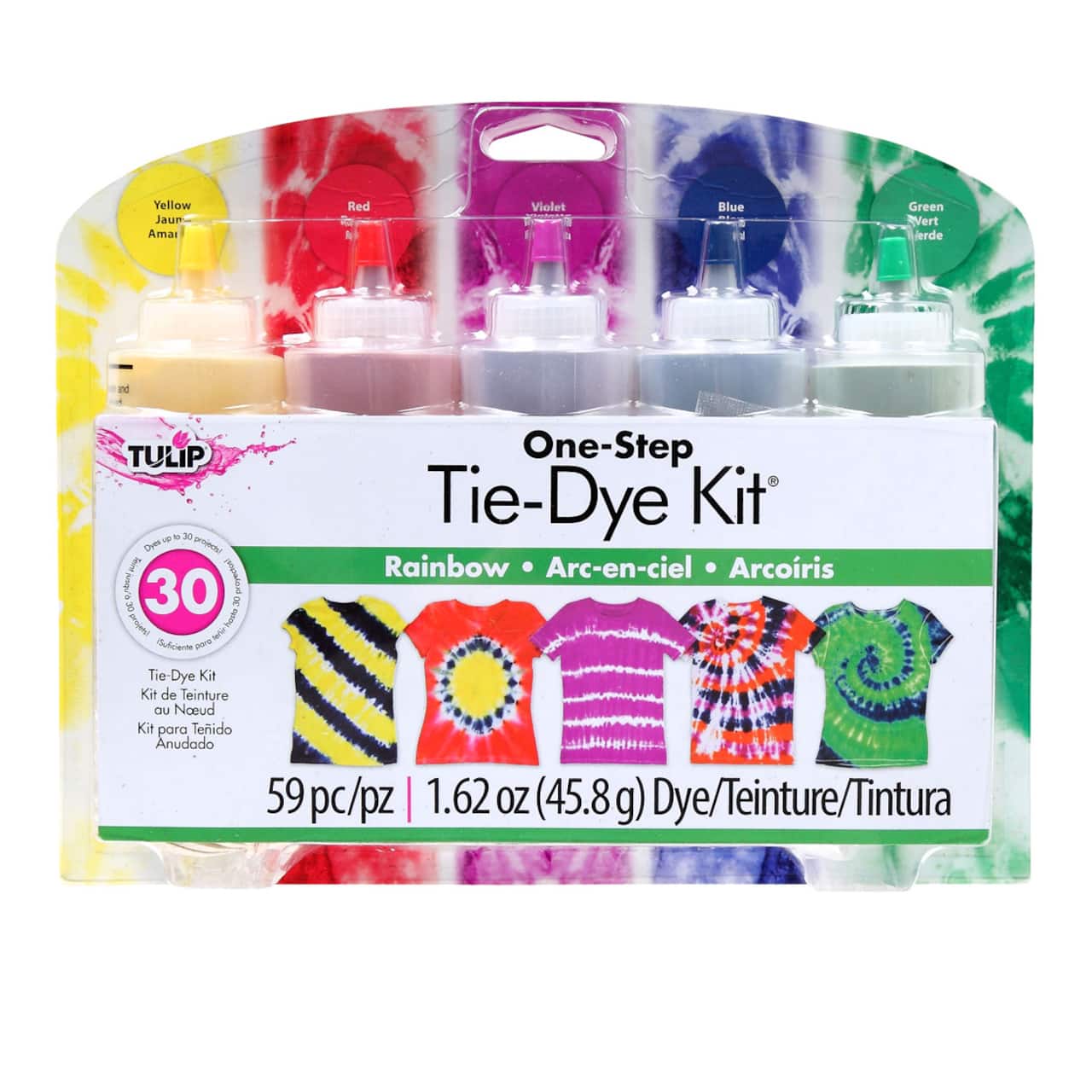 Trousse de teintures sur nœuds en une étape Tulip, moyen